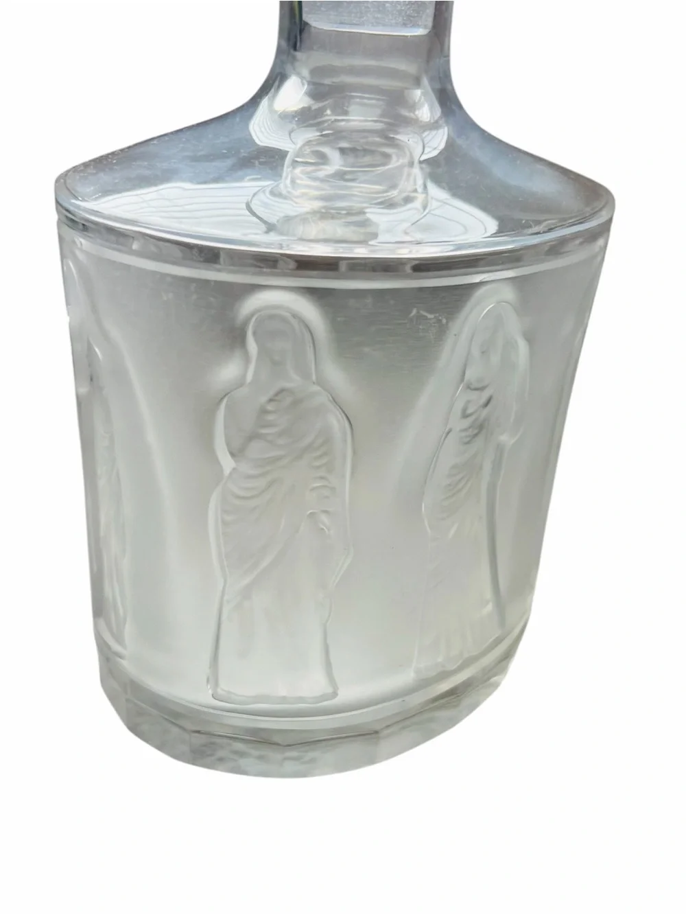 Vintage Lalique Femmes Crystal Decanter with Stopper